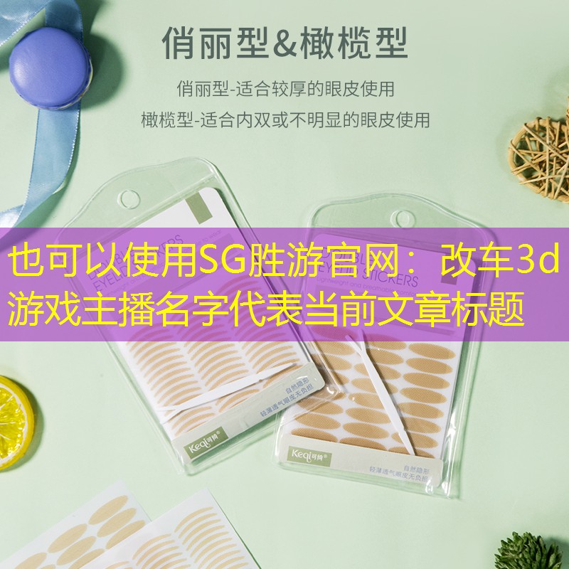 SG胜游官网：改车3d游戏主播名字
